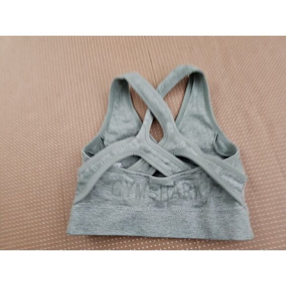 Gymshark Women's Adapt Camo Seamless Ribbed Sports Bra Top Size XS - Picture 4 of 10